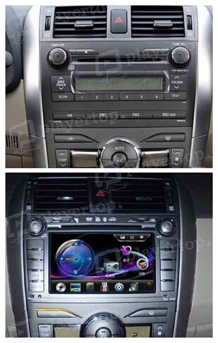 installation autoradio toyota corolla 2006 2011